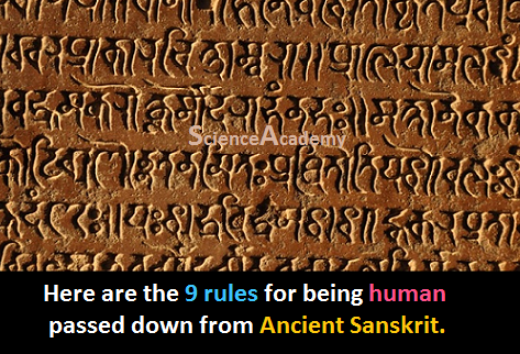 Academ18Academy's tweet image. Here are the #9rules for being #human passed down from #AncientSanskrit. bizsiziz.com/here-are-the-9…