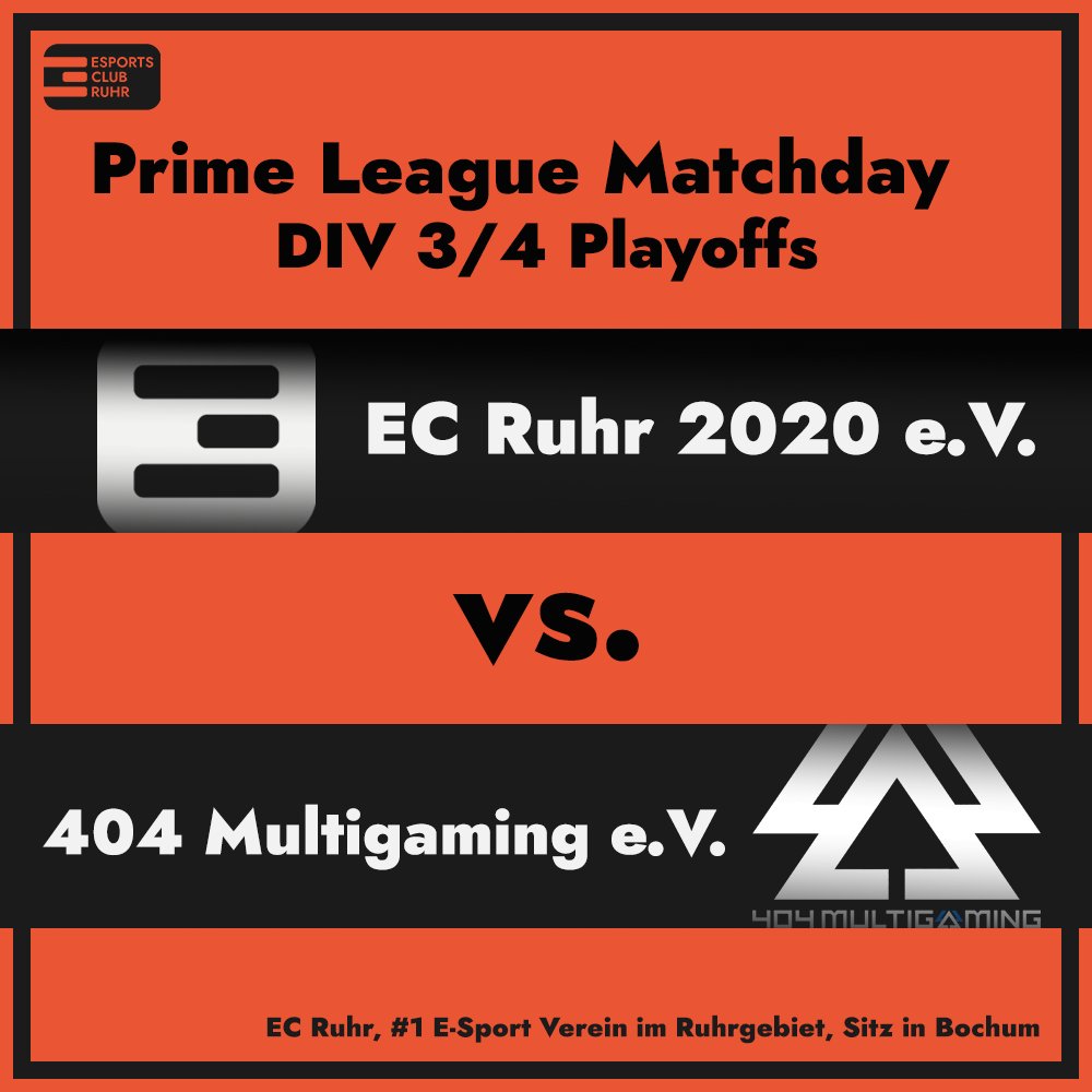 ECRuhr's tweet photo. [#ECRLOL]

Irgendwie haben wir uns das Rematch mit @404_Multigaming anders vorgestellt. 
Aber da sind wir! 
Um 18 Uhr Dresden gegen Bochum! 
Oder auch 404 gegen ECR! #ECRWIN https://t.co/zC38EBIasO