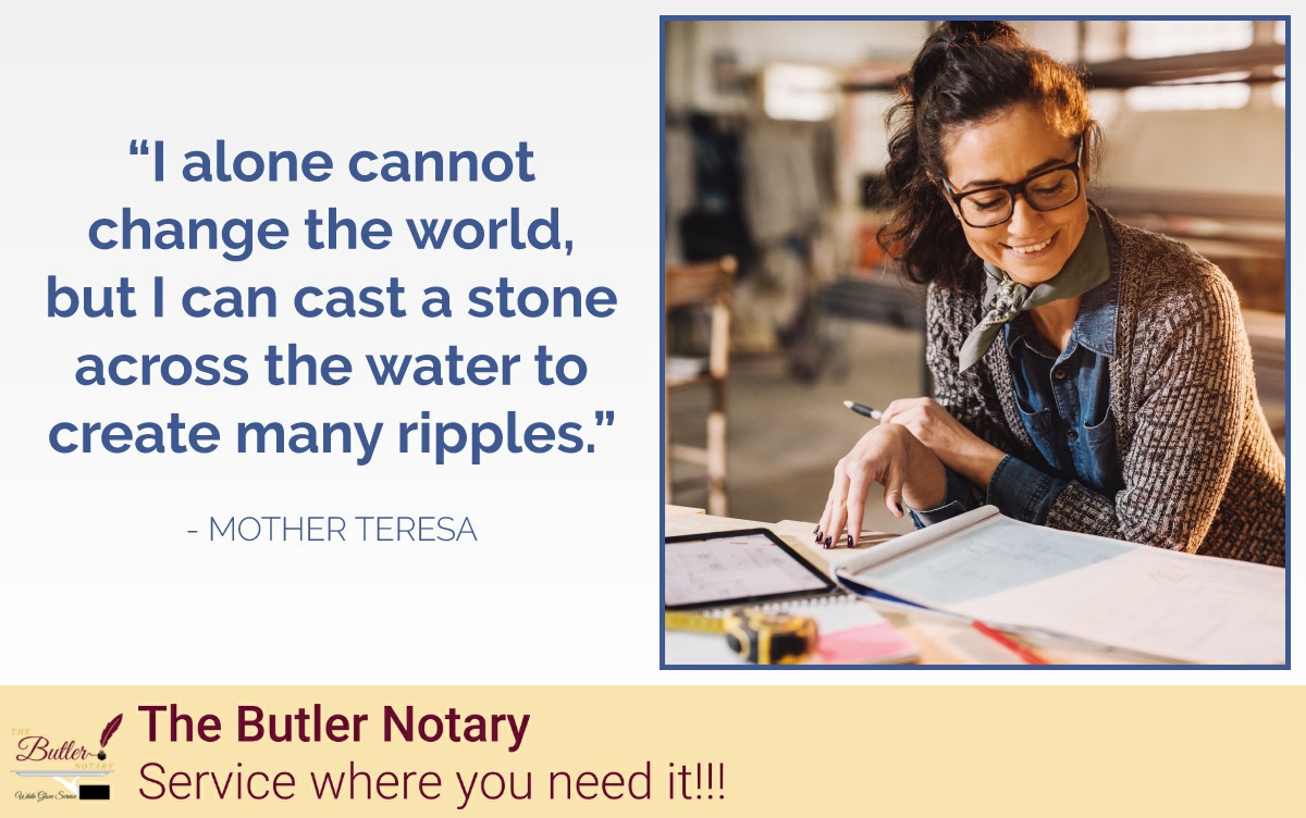 TheButlerNotary's tweet image. Every choice you make creates a ripple effect - be strategic and make a positive impact!