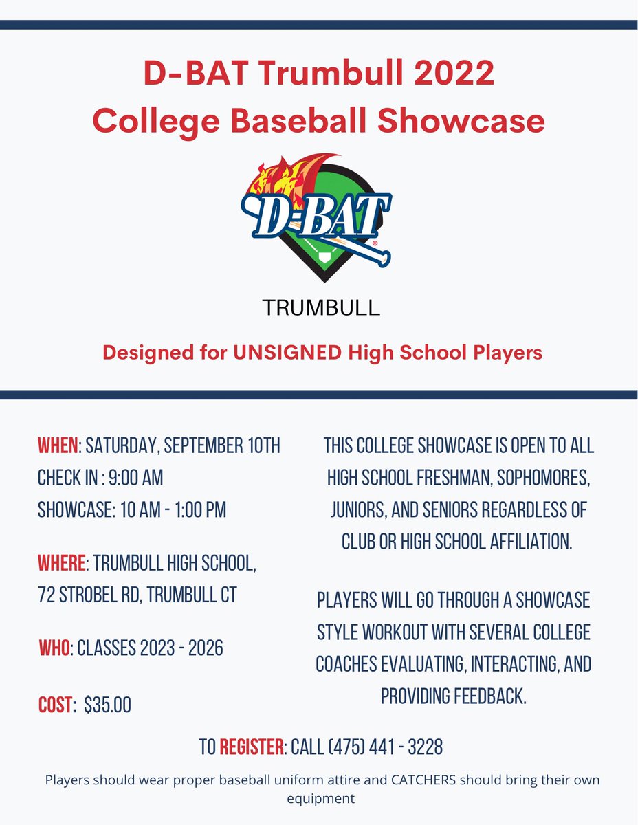 ATTN: All Uncommitted players. What a great way to start off the Fall in front of College Coaches!!!  DM for more info. #ctbase
