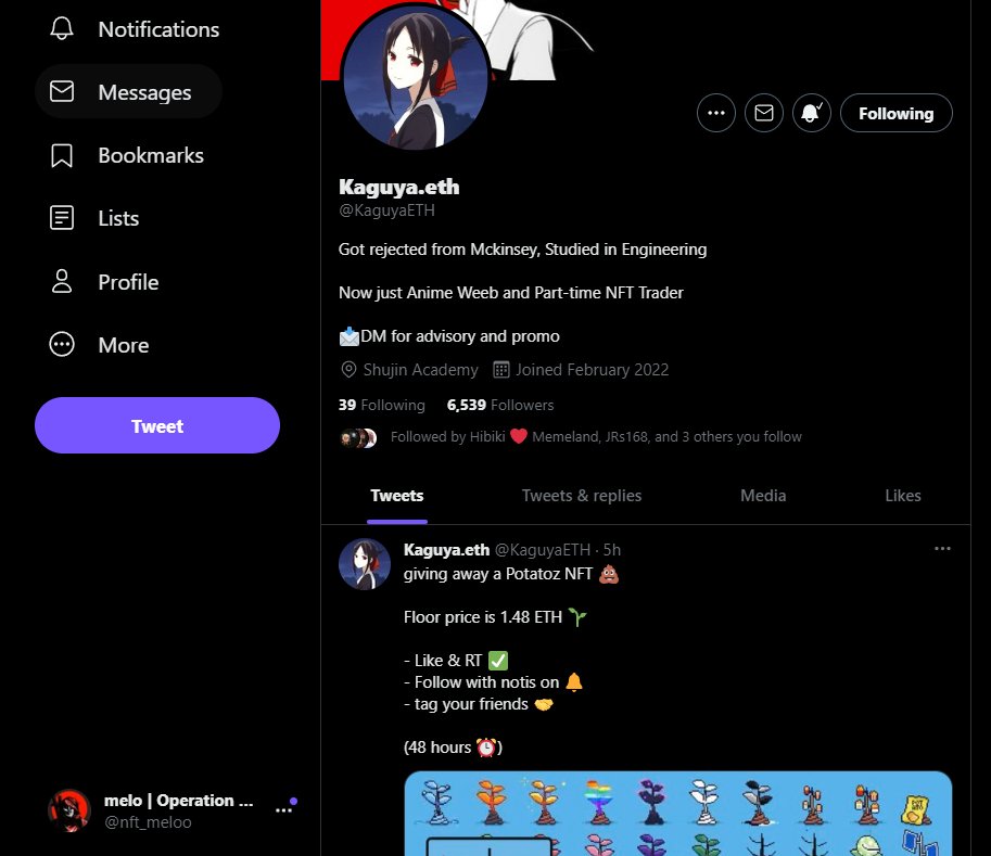 melo | Operation SIN tweet media