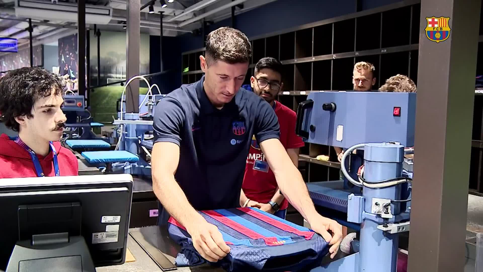 FC Barcelona on Twitter: "Customizing his own jersey https://t.co