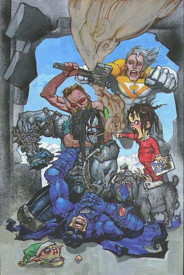 Simon Bisley has drawn some of what in my opinion are the best looking comics ever made but back in the days of scans_daily you'd find people pissing and moaning about his art being too "ugly" every time he made something new. 