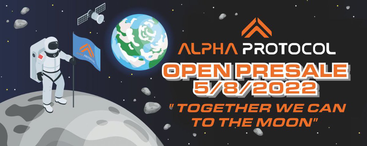 🔥<a href="/AlphaProtcl/">AlphaProtocol</a> 🔥

ALPHA PROTOCOL LIVE AMA AT GEMPAD

✅KYC+Audit done 
✅Marketing Vietnam :OneUnique
✅Listed on CMC &amp; CG after launch.
✅Big partnership 
✅Dev did many project before.
✅Holder rewards BUSD

🚀Presale:gempad.app/presale/0x1AFC…
🚀Telegram:
t.me/AlphaProtocolO…