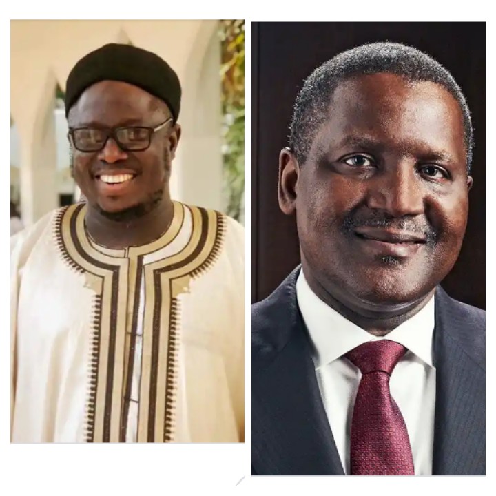 💧  ZABI DAYA 💧
⚪ ILIMI📝 irin na Malam Daurawa
🔵  KUDI 💰 irin na Dangote