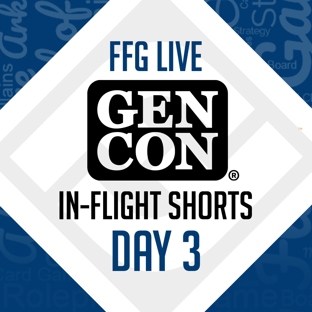 Today we will be talking with Jack Reda about Cosmic Encounter's newest expansion: Cosmic Odyssey! This will be a break from our regular In-Flight Shorts, but stay tuned tomorrow for more information on other future releases! Tune in to hear more: youtu.be/u_2ko0NLSRQ