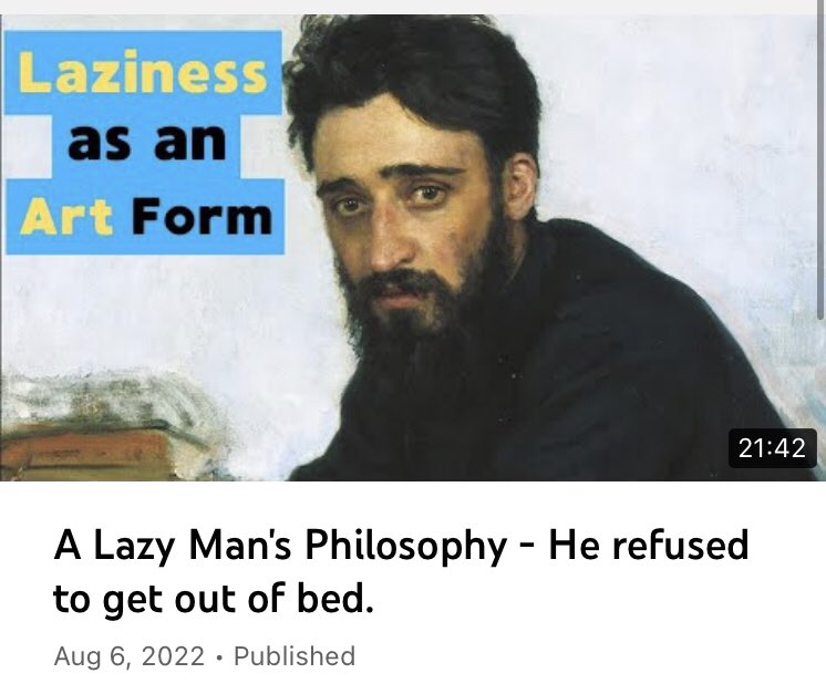 Who’s the laziest character in literature? #WritingCommunity #Literature #russianliterature
