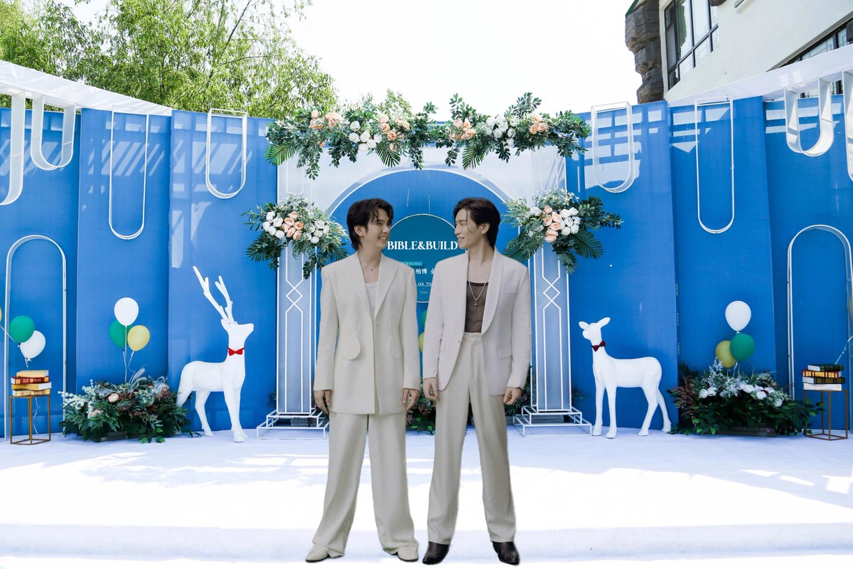 leeyeeeeeee's tweet photo. BIBLEBUILD BLUE WEDDING
To celebrate bubbles got our names for three months.

(no repost no reedit)
#BibleBuild #ไบเบิ้ลบิว
#Biblesumett #bsumbody #bsumone 
#Beyourluve #Buildjakapan 
#BibleBuildxVIEW https://t.co/viCc2fpZBD