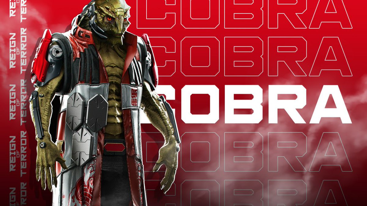 RoTTheGame's tweet photo. 🚨New #RoT preview alert!

Oh yes, we kick off the week in style! Take a look at "Cobra," a real snake 🐍 https://t.co/Jq1pKFEtAb