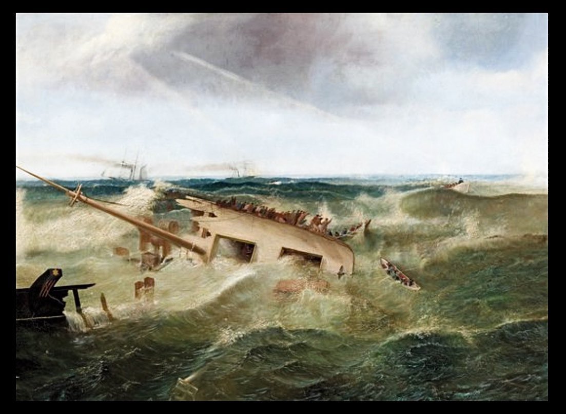 KeithConlon's tweet photo. A shocking shipwreck tragedy off SA began #OTD 6 Aug 1859, when the steam ship Admella hit a reef off the coast S of Mt Gambier sailing fr Adelaide to Melbourne. Passengers and crew clung to sections. 89 perished over a week of rescue attempts.
📸 @slsa
https://t.co/mADOPHIVni https://t.co/kuCp10A7sM