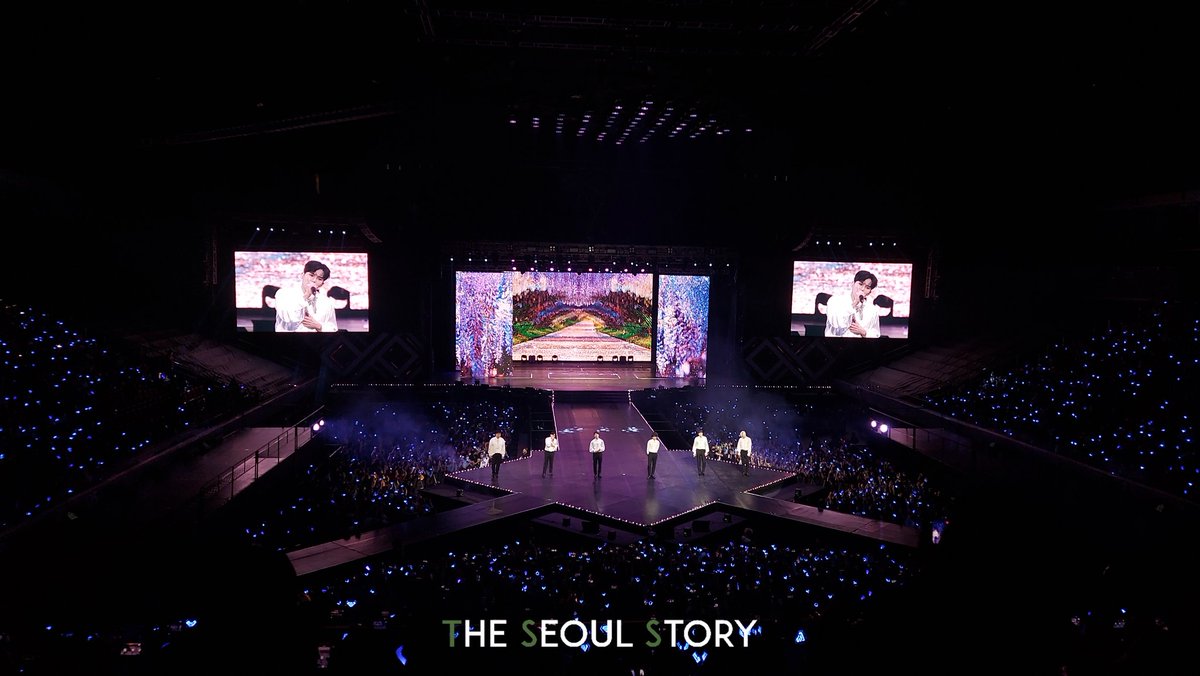 theseoulstory's tweet photo. [#SS9inManila] The 6 members of Super Junior delivered their heartfelt messages for the ELFs that came tonight despite the situation. The members promised to have two days of Super Show 9 in Manila for its resechedule. 

This event is brought to you by @pulpliveworld @happeehour https://t.co/4B3XzhXuYB
