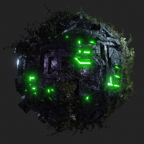 ExecutiveFlows's tweet photo. "Warrant Fragment" features a wonderful intricate sphere made out of marble, covered by ivy plants with its own glowing green core.

Available now at #OpenSeaNTF marketplace!
🔗https://t.co/CSPBsoyxgF

#NFT #NFTCommunity #NFTartist #OpenSeaMarket  #opensea #3DNFT #nftcollectors https://t.co/I5nvjdiLrC