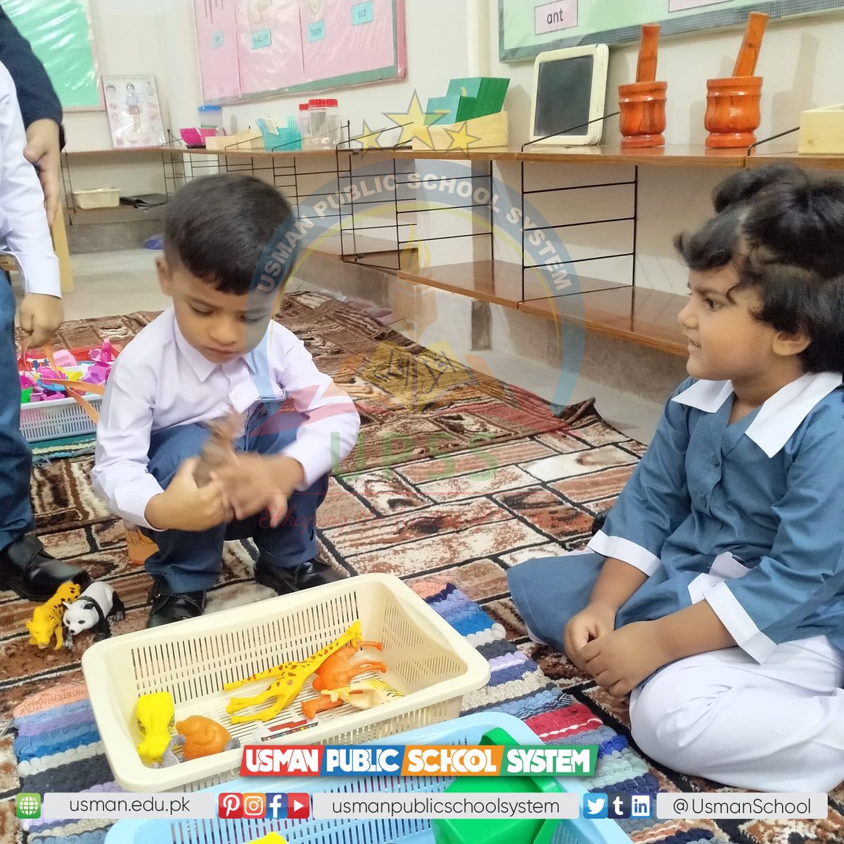 UsmanSchool's tweet photo. #backtoschool #Usmanian #UPSS #education #backpack #learning #5thdayofschool #1stWeek #AfterSummer #5thAug22 #NewCampus https://t.co/kXueiMa1Bm