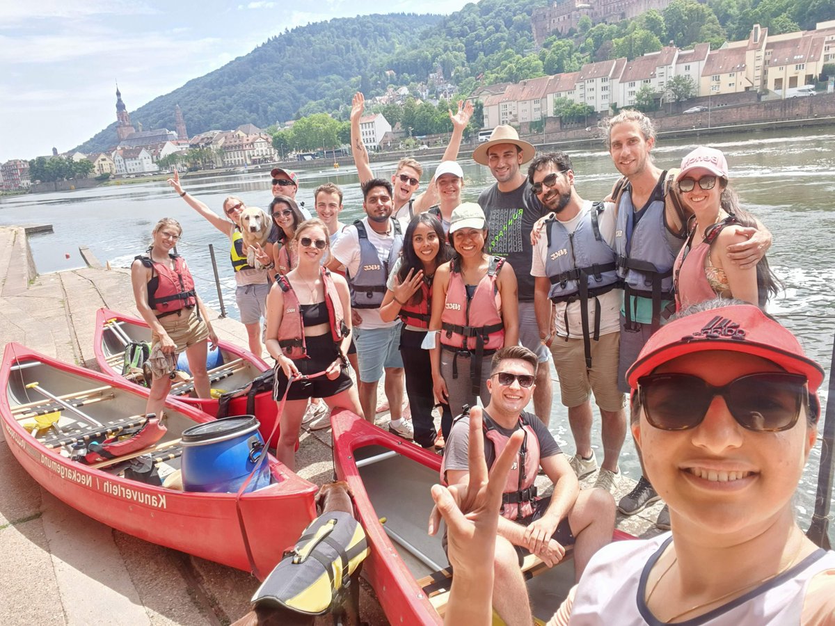 Molecular Systems Engineering (@mse_unihd) on Twitter photo Do you know how Archimede's invented the term EUREKA?
Well, this summer the group activity was canoeing on the Neckar River between Eberbach-Neckargemünd and Heidelberg. Now, it's your turn to find the relation between this group activity and  EUREKA! :D Do you know how Archimede's invented the term EUREKA?
Well, this summer the group activity was canoeing on the Neckar River between Eberbach-Neckargemünd and Heidelberg. Now, it's your turn to find the relation between this group activity and  EUREKA! :D