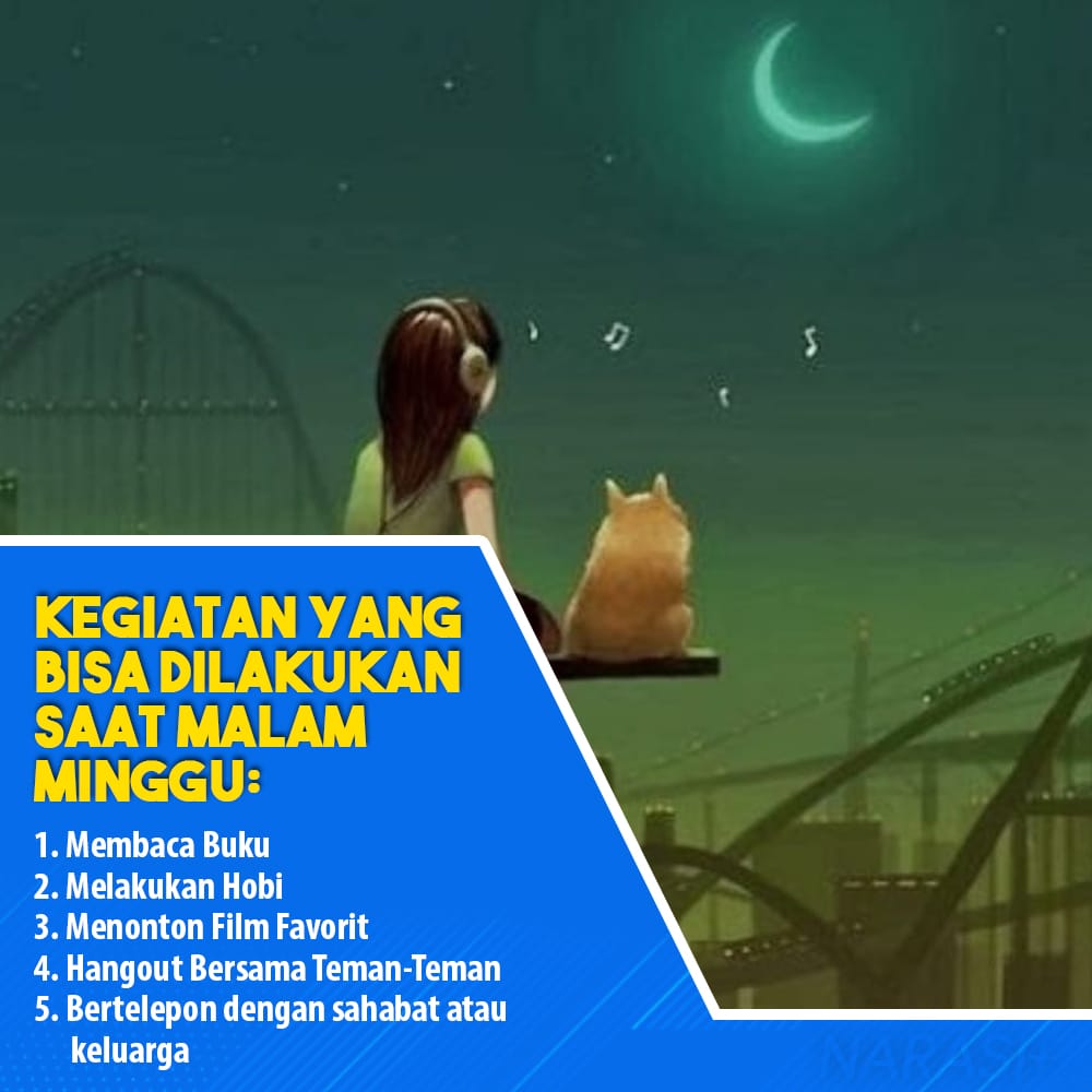 babarengancom's tweet photo. Malam minggu asik dengan melakukan berbagai kegiatan yang kamu suka seperti membaca buku, melakukan hobi, menonton film favorit, hangout dengan teman-teman, dan bertelepon dengan sahabat atau keluarga

#MalamMingguNyaman
Pilihan Paling Asyik https://t.co/cRdZtV8U4P