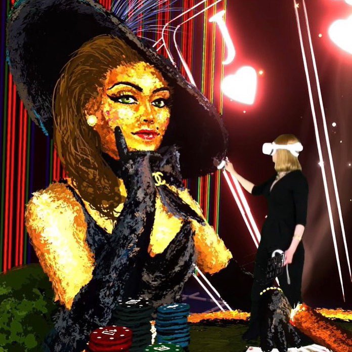 FrankAnastasia's tweet photo. A Lady knows how to play the game.
Please Note: She wins every time.😎😀💃
VR-Painting ✨The Game✨ in progress…
#vrartwork #vrpainting #vr #vrart #vrpainting #viritualreality #virtualrealitypainting #augmentedreality #mixedreality #mixedrealityart #cryptoart #nftnews #nftart https://t.co/b8oqXYN8Cg