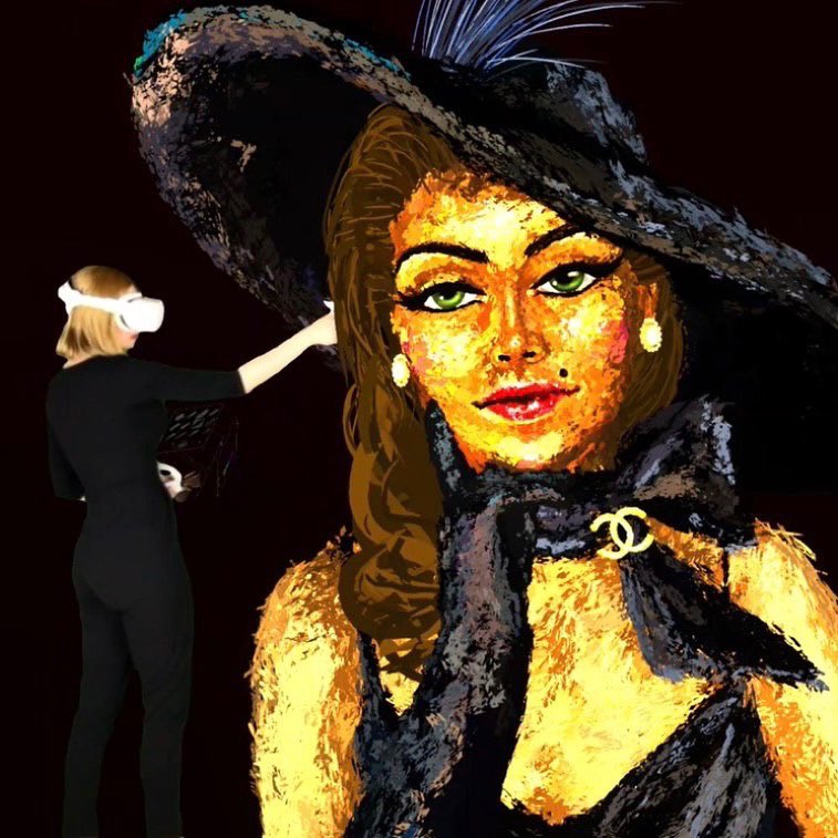 FrankAnastasia's tweet photo. A Lady knows how to play the game.
Please Note: She wins every time.😎😀💃
VR-Painting ✨The Game✨ in progress…
#vrartwork #vrpainting #vr #vrart #vrpainting #viritualreality #virtualrealitypainting #augmentedreality #mixedreality #mixedrealityart #cryptoart #nftnews #nftart https://t.co/b8oqXYN8Cg