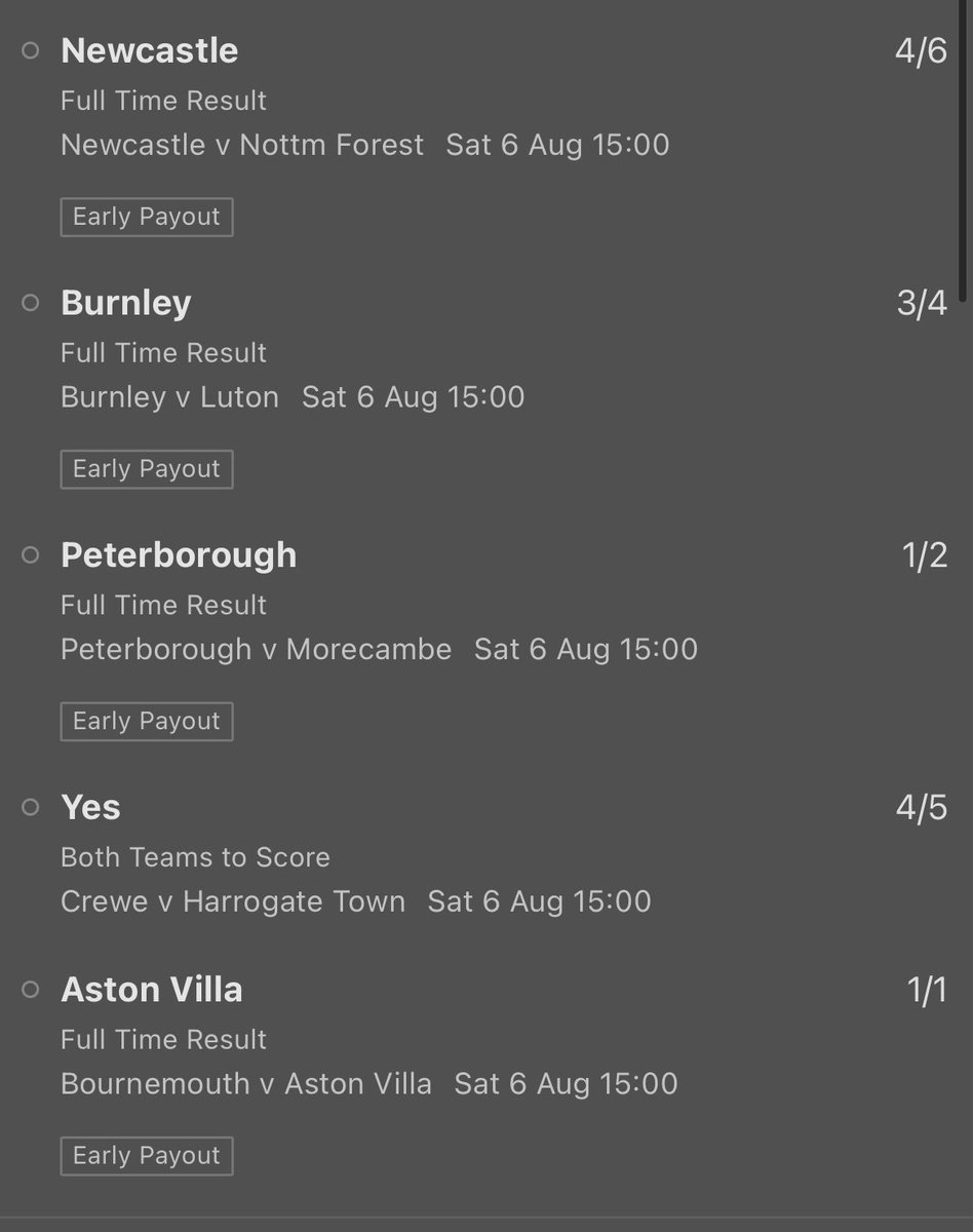 theGOATtips's tweet photo. Saturday football 😍 here’s my 14.5/1 (+ 12% bonus) EFL acca 👍🏼 https://t.co/2v8Ggala1j