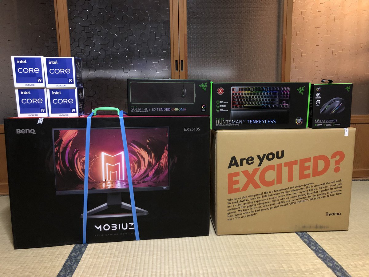 #ゲーミングPC
 #Razer
 #BenQ
 #LevelInfinite 
Are you EXCITED ?

YEEA＝（゜∀゜）＝（゜∀゜）＝AA！！！
To be continue ……。
