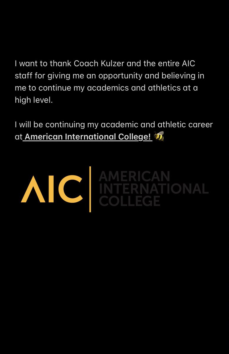 huntersurbanski's tweet image. Let’s get to work!🐝

@AICFootball @CoachKKulzer  

 #SWARM #AICOMMITTED #AIELITE