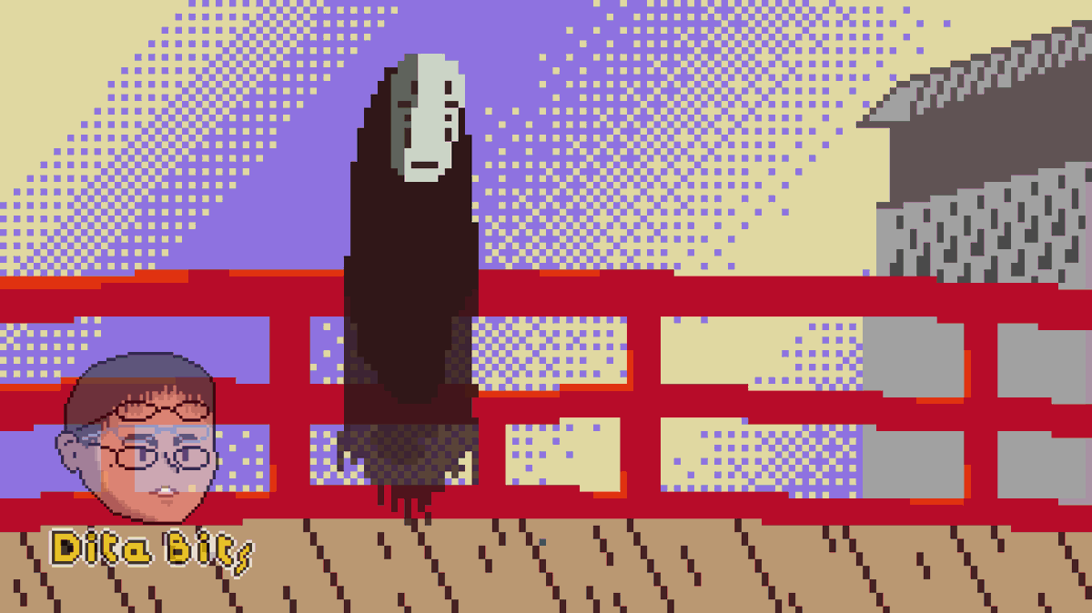 dita_bits's tweet photo. pernah bayangin terjebak di dunia gaib ...
petualangan Chihiro memang dalam filem "spirited away"
emang luar biasa terniang sampe sekarang
padahal filem itu rilis pada tahun 2001

#pixelart #spiritaway #gibli #noface https://t.co/mBBMzy72HL