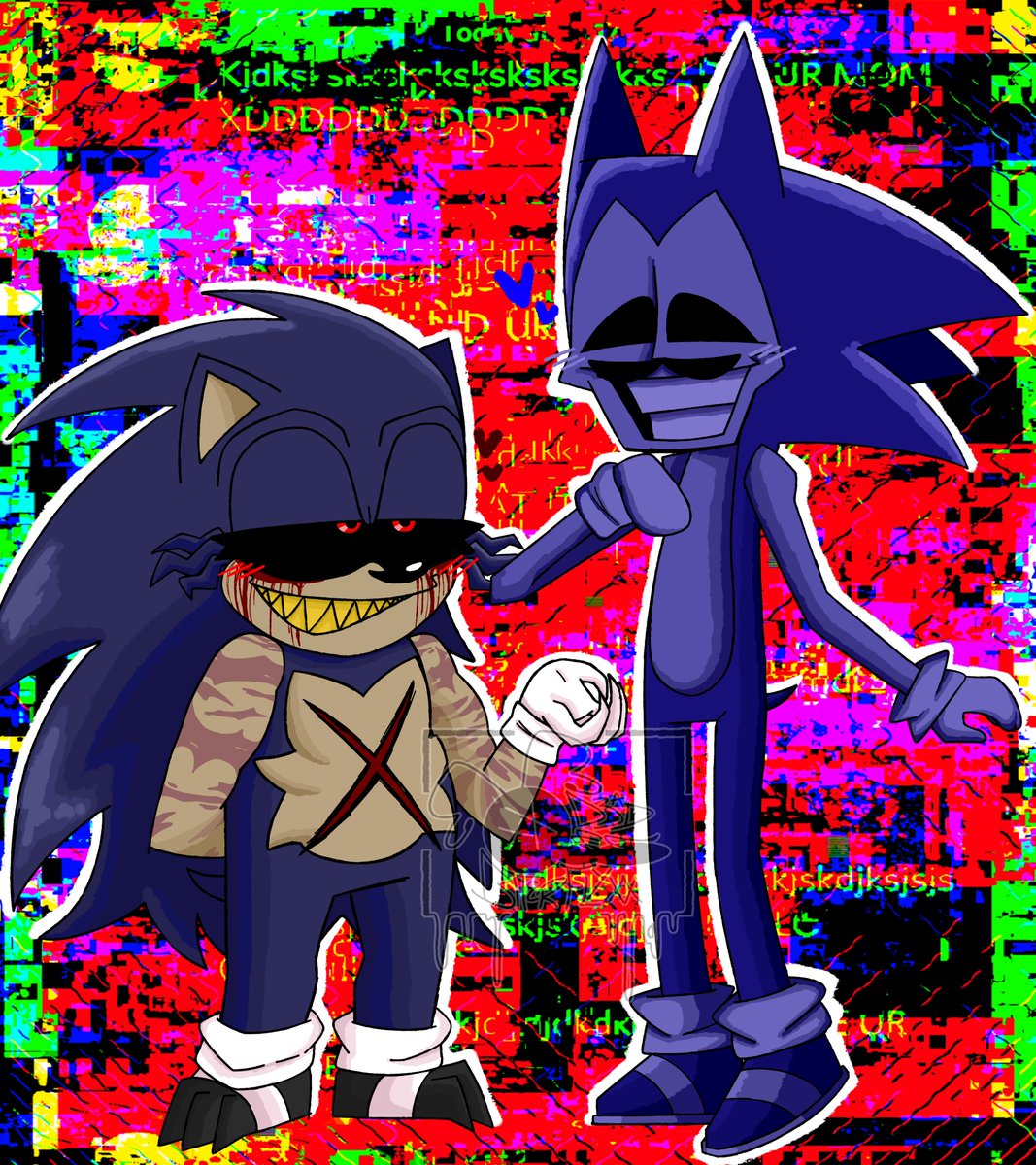 Majin Sonic and Lord X 