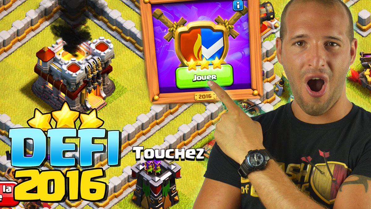 Comment réussir le défi 2016?
Technique qui permet de finir vraiment très LARGE et FACILEMENT.
#ClashOfClans #10ans
youtu.be/oET1OcO4qN0