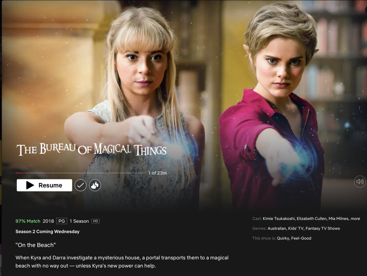 #TheBureauOfMagicalThings is coming to @netflix in Australia this coming Wednesday. Are you all excited? @tbomtfairy @OfficialTBoMT @ufojmsp #SaveTheBureau #RenewTBoMT