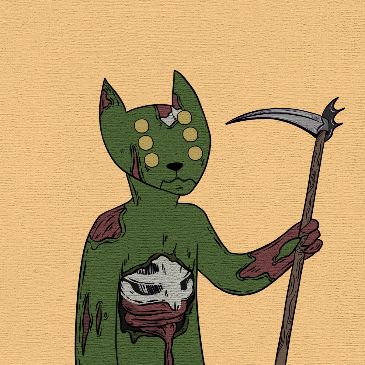 catocalypsenft's tweet photo. Thousands of years of evolution and fighting for the survival and prosperity of our civilization hardened us.
But Catocalypse...
I still shiver when I think about that day miaou.
We were so wrong thinking that darkness would fade and the sun would rise again...
#Catocalypse https://t.co/LQk1MhRBs1