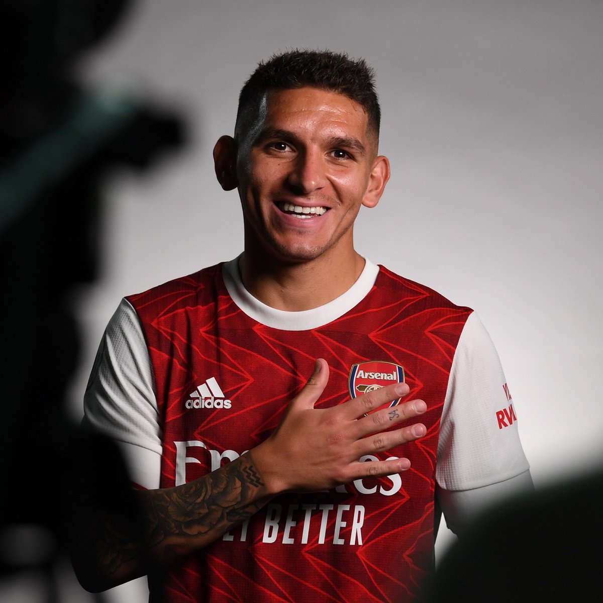 Arsenal's tweet photo. Thank you and best of luck, Lucas ❤️