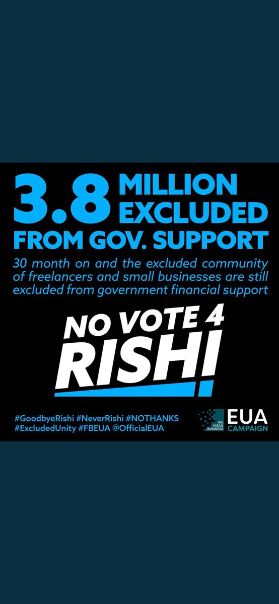 <a href="/RishiSunak/">Rishi Sunak</a> You didn't care about 3.8 million tax payers