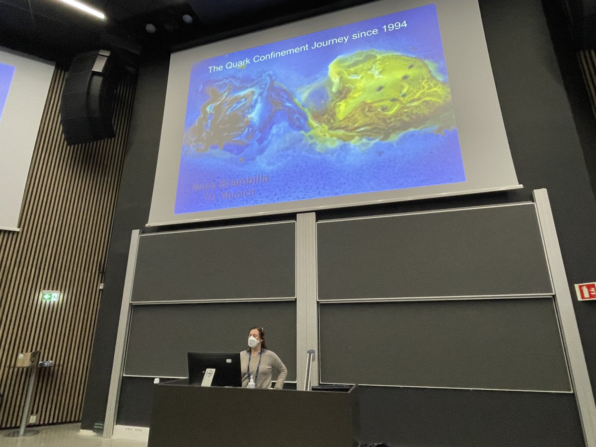 An enthusiastic summary of the vibrant research community by our co-chair Nora Brambilla (<a href="/TU_Muenchen/">TU München</a>) at the final plenary talk of #ConfXV <a href="/UniStavanger/">Universitetet i Stavanger</a>.
#womeninscience #womeninphysics
<a href="/forskningsradet/">Norges forskningsråd</a>