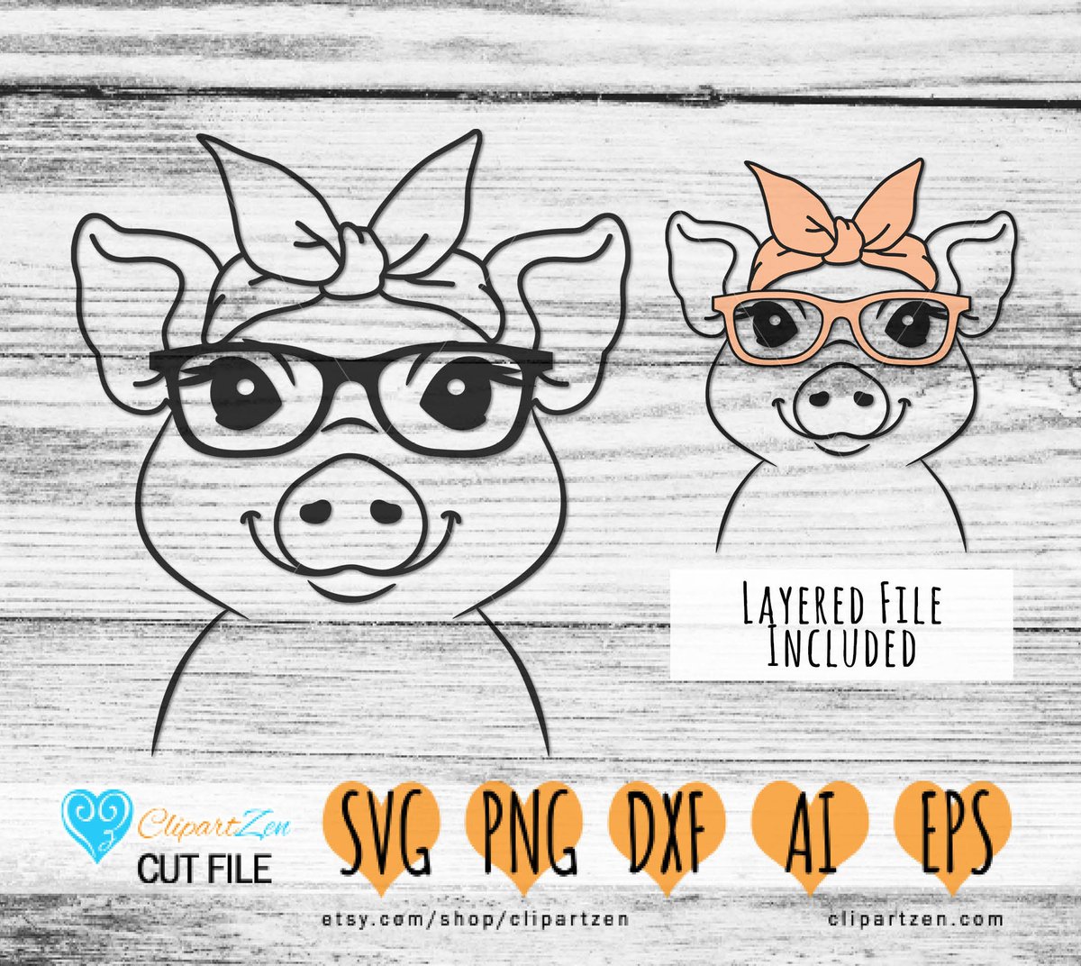 clipartzen's tweet image. Thanks for the kind words! ★★★★★ "great file! easy to work with" Lauren etsy.me/3oVhakm #etsy #mothersday #pigsvg #pigfacesvg #pigwithglassessvg #pigwithbandanasvg #cutepigsvg #farmanimalsvg #pigheadpng #pigsvgfiles