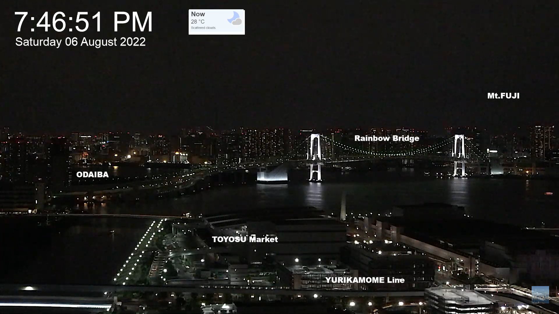 Live 東京湾岸ライブカメラ Tokyo Bay Area Livecam 今日は隅田川の花火大会が開催されています 多くの屋形船も行き交うことでしょう T Co T8tkwwoqes Youtubeより Youtube ライブカメラ 豊洲 湾岸 お台場 有明 レインボーブリッジ