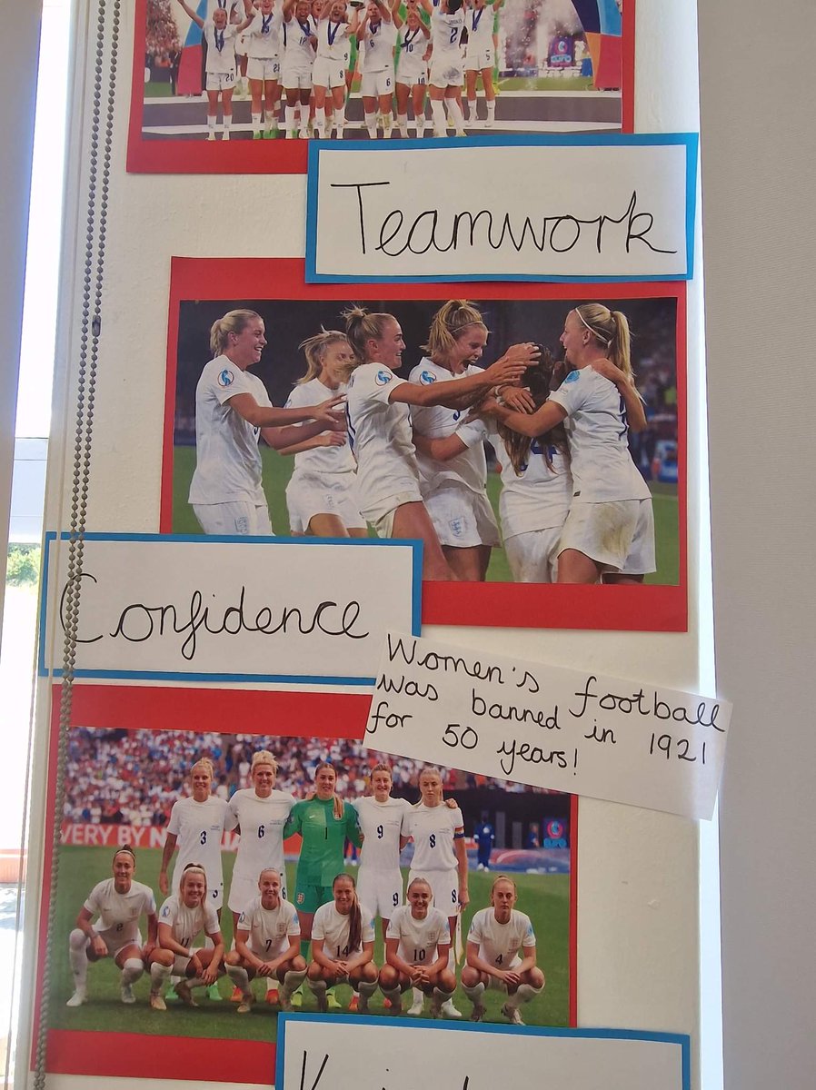 PositiveMissP_'s tweet photo. My favourite display with the aim to inspire.🌠 Our class moto next academic year #bemorelioness 🦁🤩 @Lionesses
#inspire #teachingchildrentodream #anythingispossible #Lionesses https://t.co/RgcDU5wGT6