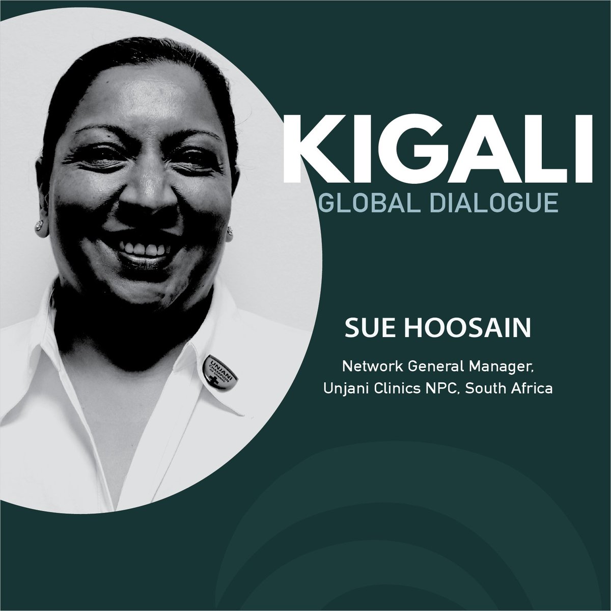 Sue Hoosain (@suehoosain), Network General Manager, Unjani Clinics NPC, South Africa will join us as a speaker at the second edition of the #KigaliGlobalDialogue. #ToKigali #KGD2022 @ORF_CNED @orfonline @ORFAmerica Click here to learn more: orfonline.org/orf-kgd/