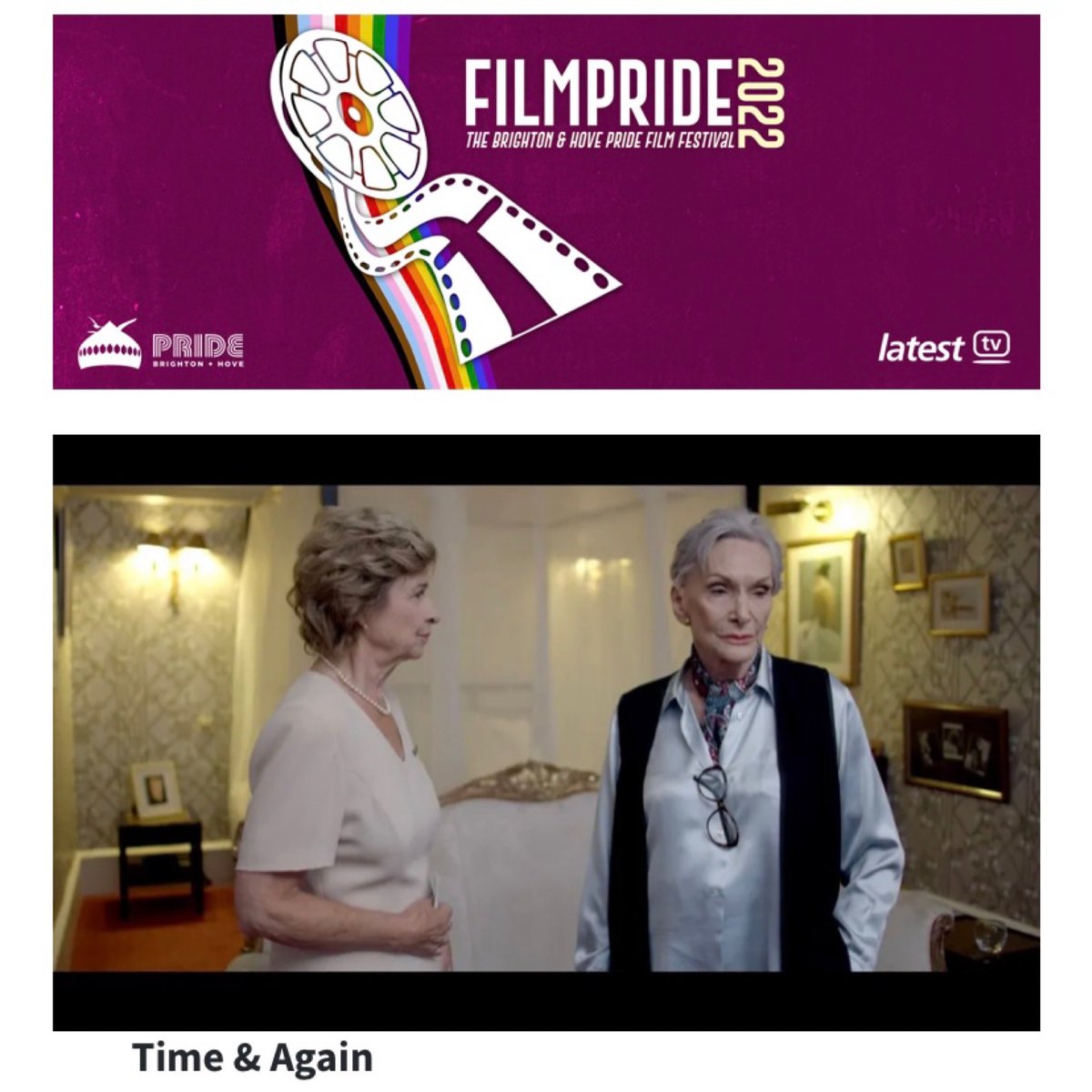 Time & Again (@timeagain5) on Twitter photo Time & Again is showing at Brighton Pride tomorrow: FILMPRIDE 2022 AT FABULOSO โ SUNDAY 7TH AUGUST - Community Village in Preston Park.
1.30pm: Love (Part 1) <a href="/FilmPrideFest/">FilmPride Festival</a> #brighton #brightonpride #filmpride #filmbrighton #lgbtfilm #lesbianfilm #lesbianbrighton Time & Again is showing at Brighton Pride tomorrow: FILMPRIDE 2022 AT FABULOSO โ SUNDAY 7TH AUGUST - Community Village in Preston Park.
1.30pm: Love (Part 1) <a href="/FilmPrideFest/">FilmPride Festival</a> #brighton #brightonpride #filmpride #filmbrighton #lgbtfilm #lesbianfilm #lesbianbrighton