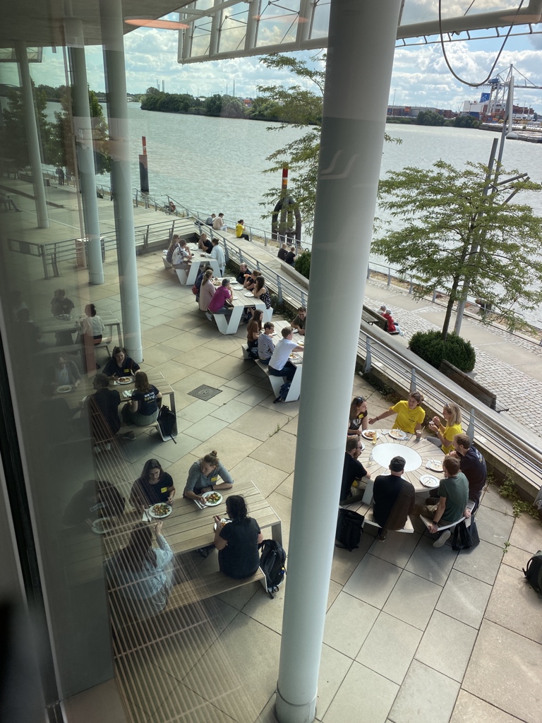 Lunch break at #UXCampHH22 – enjoy!