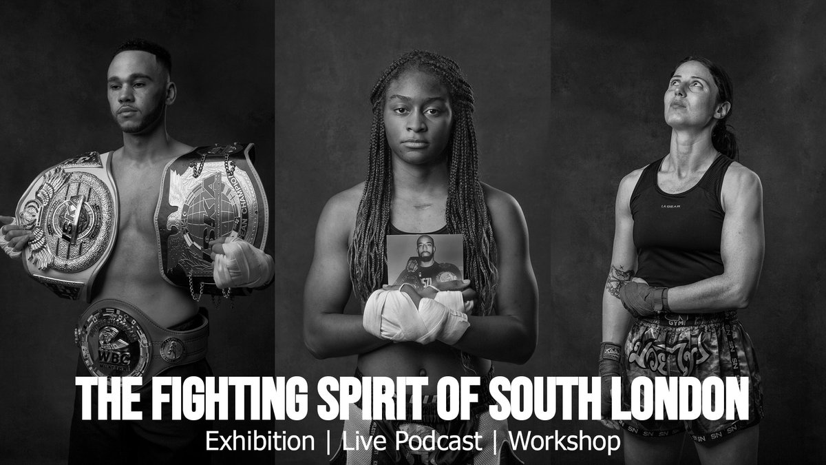 THE FIGHTING SPIRIT OF SOUTH LONDON

Featuring an intimate collection of photographs narrating stories of martial arts fighters outside of combat.  

Find out more and grab your free tickets here: 
bit.ly/TheFightingSpi…

<a href="/ace_national/">Arts Council England</a> <a href="/heartstreatham/">❤ Streatham</a> <a href="/streatfest/">Streatham Festival</a>