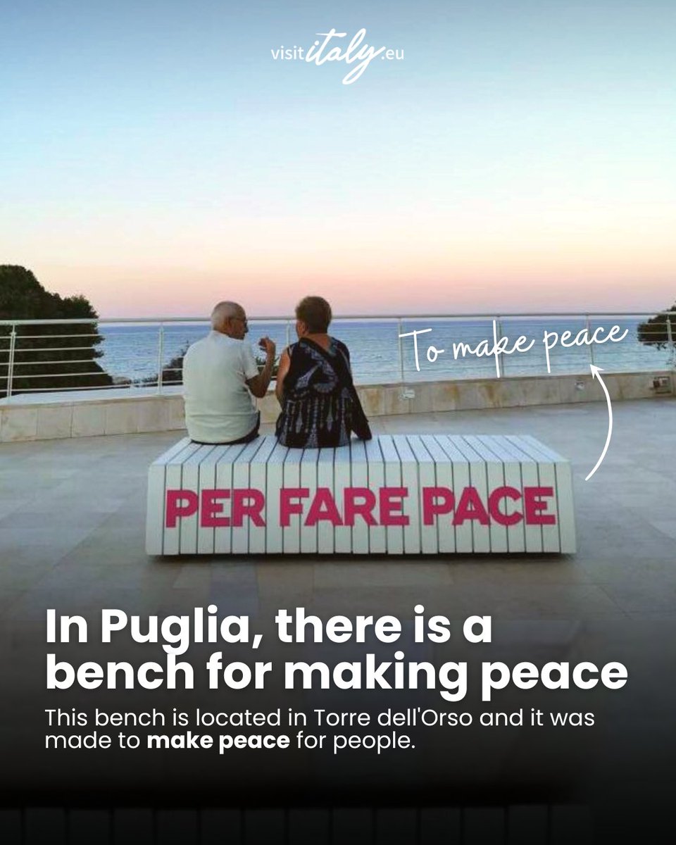 visititalyeu's tweet photo. Peace begins on a bench in Puglia 🥰 #visititaly https://t.co/cMPkPla8TM