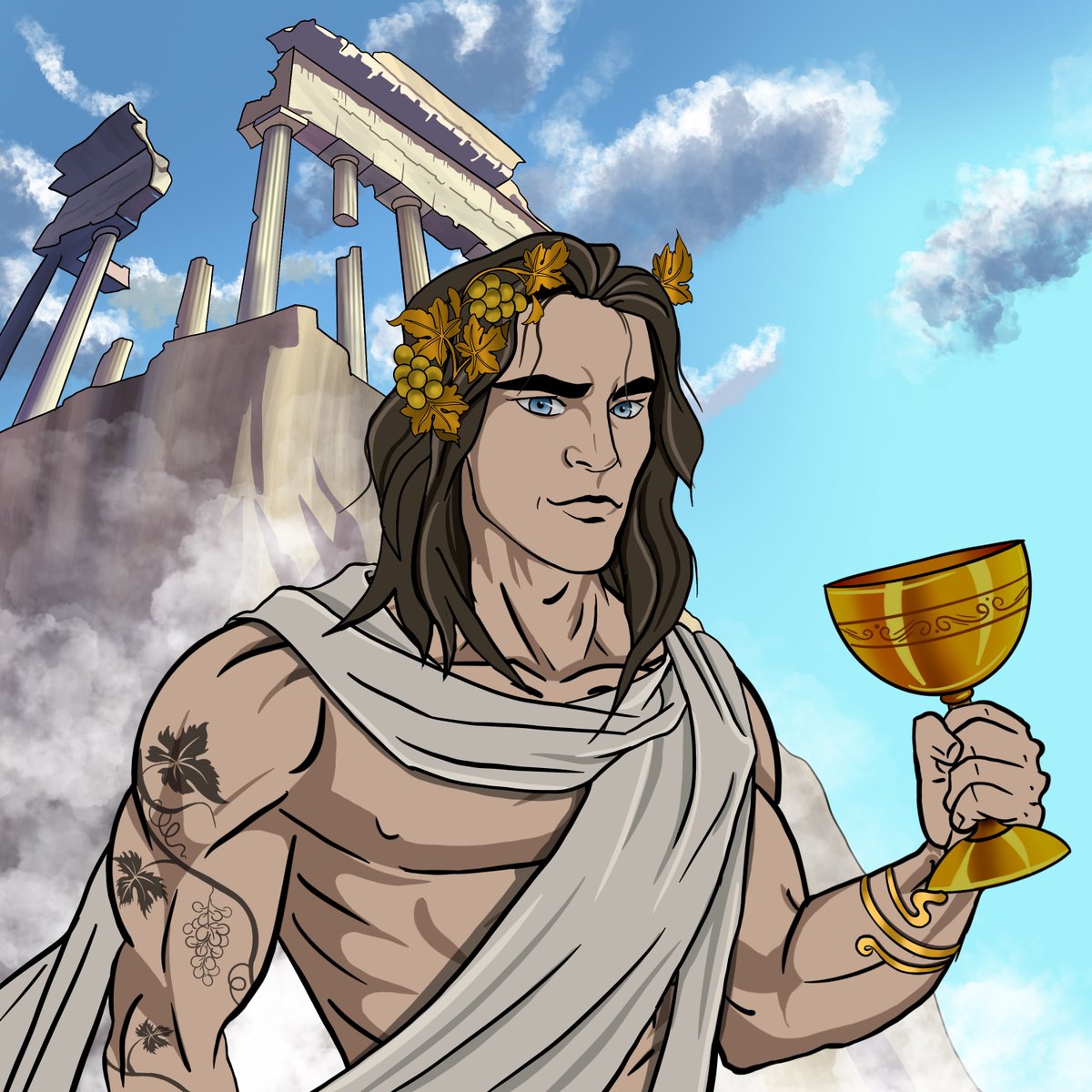 mythologyevi's tweet photo. ..and #Dionysos  takes the stage.👀👑

Dropping 5 Gods Club whitelist spaces!
🎫 To enter:
1- Like, RT and tag your friends
2- join us :https://t.co/QxFtdq0mF1

#NFTs #SolanaNFTs #NFTCommunity  #NFT https://t.co/Z0pQENrM2a
