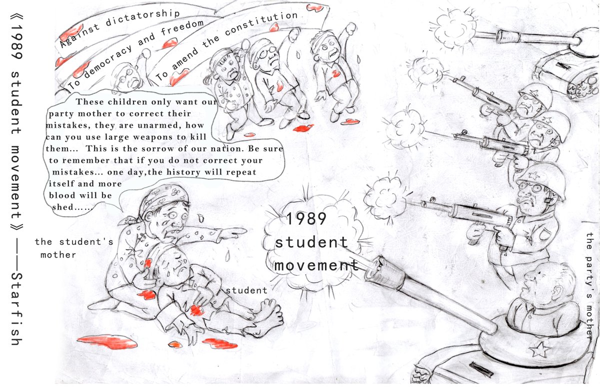 YShuisang's tweet photo. 《1989 Student Movement》My work can be forwarded.
#六四 #八九學運 #八九民运 #六四事件 #抹不走历史 #六四屠城 #天津大学 #八九六四 #八九民運 #毋忘六四 #天安门母亲 #天安門事件 #天安门民主运动 #坦克人
#64truth #TAM33 #June4th #HongKongers #Tiananmen #June4th #TiananmenSquare https://t.co/GysyglOK5k
