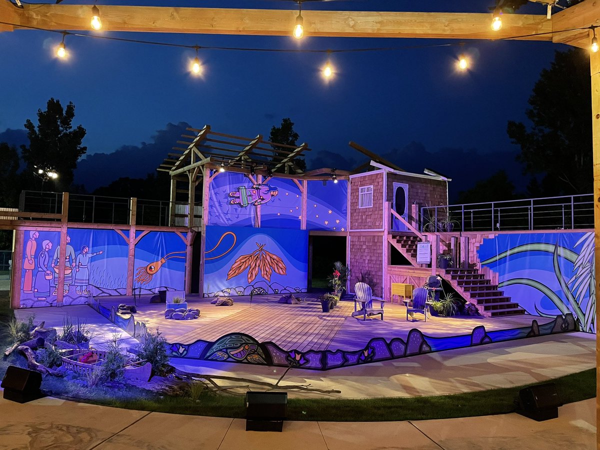 First time at the new Harvest Stage @blythfestival - this is a spectacular way to experience Canadian theatre. #DiscoverOn