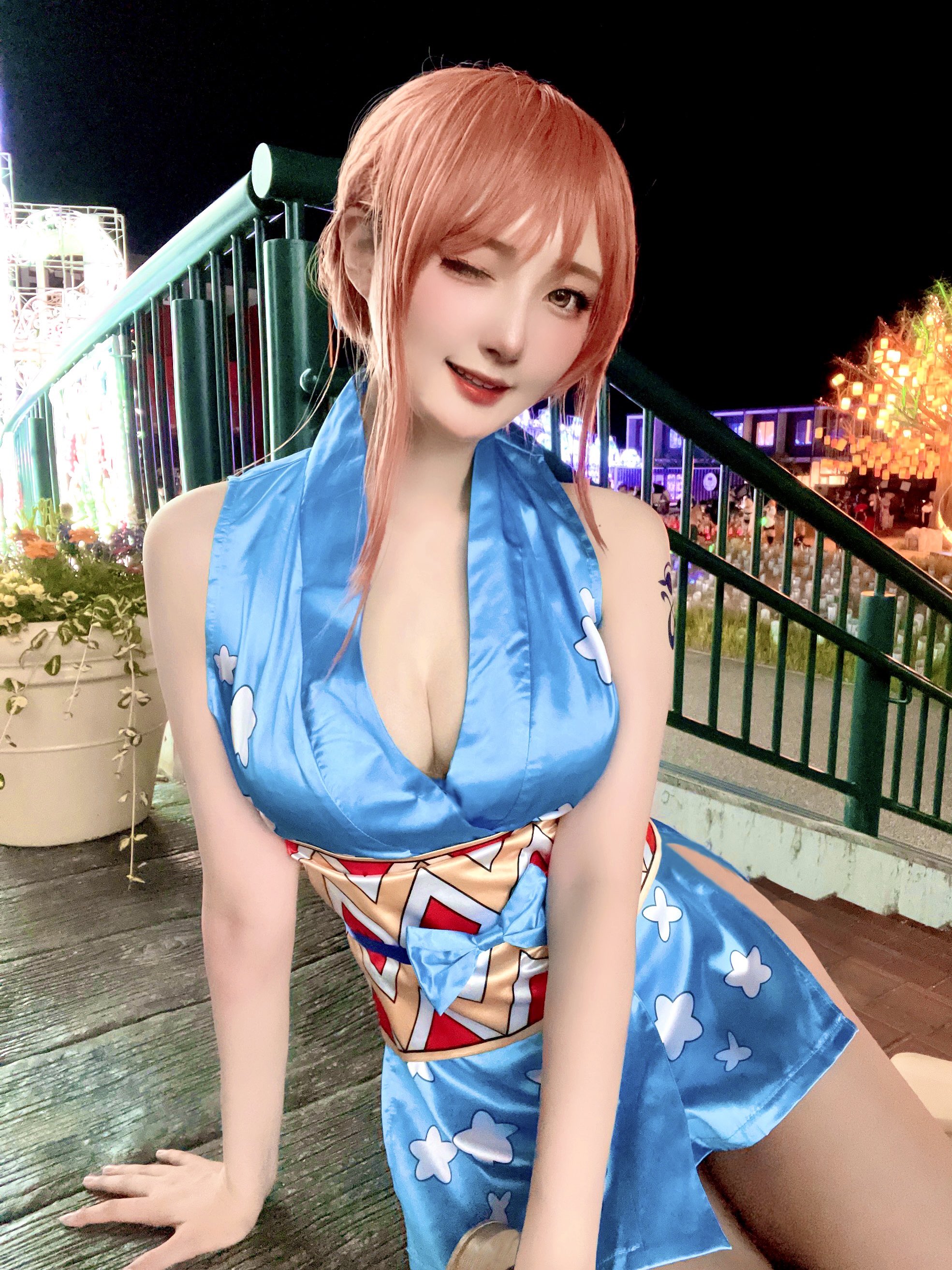 Cosplay Hot Nami One Piece Wano Country