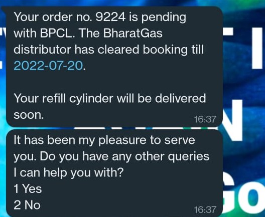 Rajgopaljena's tweet photo. Hi, @BPCLimited @BPCLLPG you can see my booking number and date. And I have not received my cylinder, could you please tell me how many days we have to wait and whom to contact. I am calling your toll-free number it's not reachable. @HardeepSPuri https://t.co/rXZDjcidX6