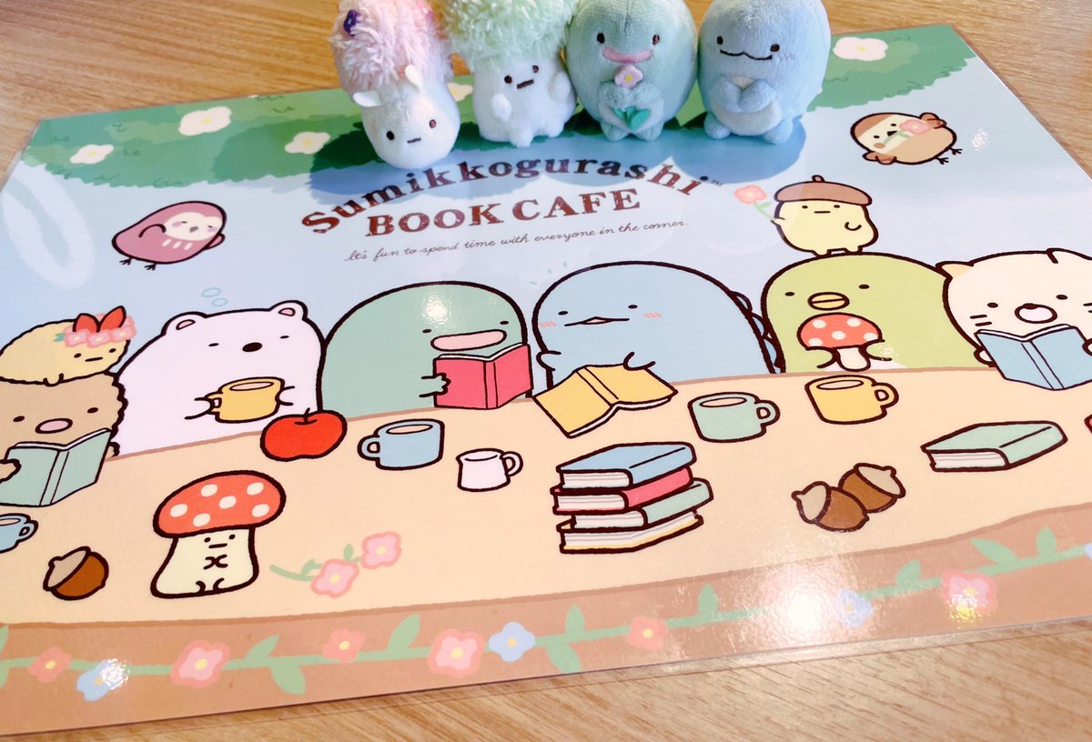 すみっコブックカフェ!!!!!
( *'ㅅ`)(ˊᗜˋ* )ぼくらなんです📖 