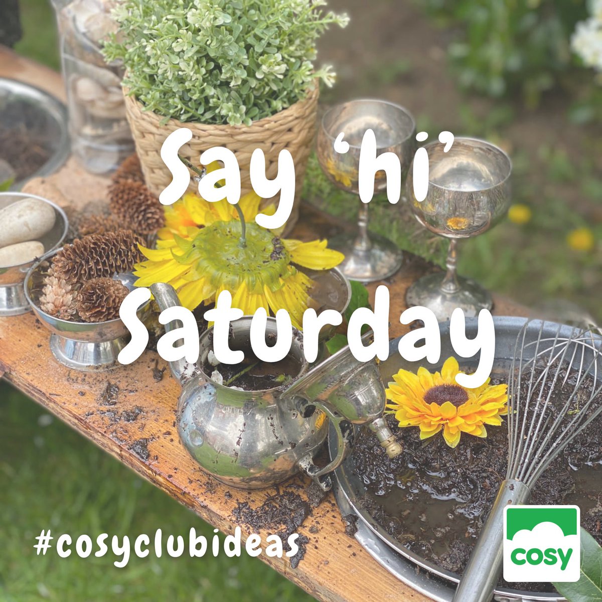 cosydirect's tweet photo. We love Twitter for connecting, sharing ideas and discussing all things play and learning. Today we’d like to help you grow your connections, just by saying ‘hi’.
Just say ‘hi’ to those you’re tagged with and perhaps add a brief bio. Let’s make friends! #CosyHi https://t.co/9EaGQ4z1x4