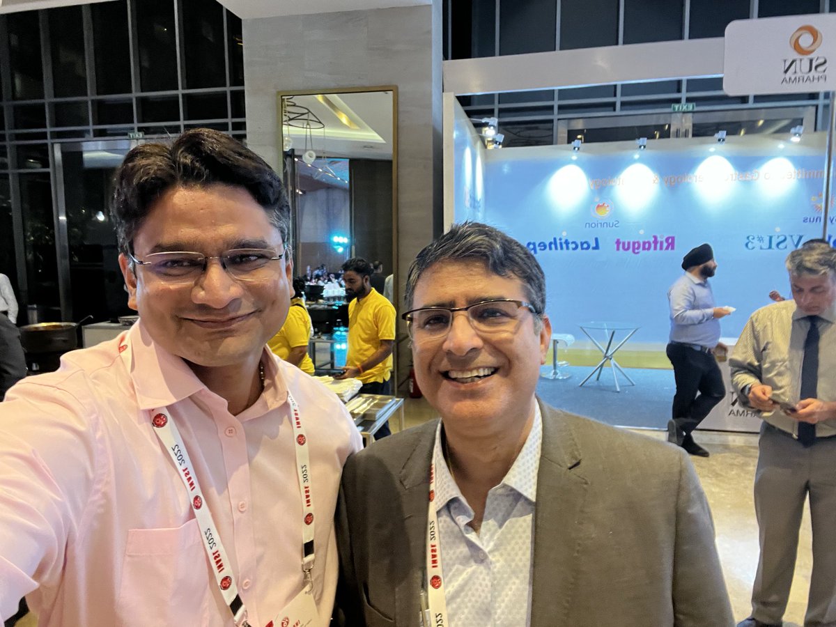 AnandVKulkarni2's tweet photo. Honoured to meet the coolest hepatologist of India ⁦@DrKaushalMadan1⁩ 

With Dr Ashish Vyas (the HBV scientist)
#livertwitter https://t.co/fRfZfzsu5A