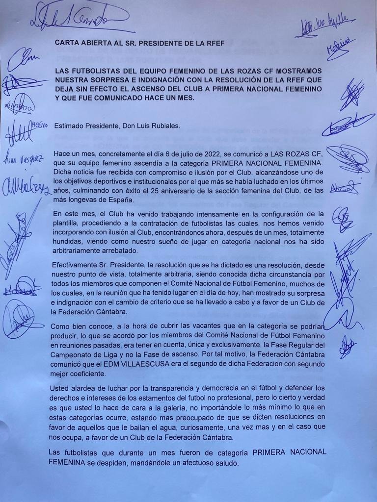 Desde el Sárdoma C. F. queremos mostrar nuestra solidaridad  a <a href="/LasRozas_CF/">Las Rozas CF</a>  Todo nuestro apoyo y cariño.