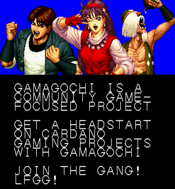 GamagochiCNFT's tweet photo. We believe that GameFi will be Cardano's next stage. When that time comes, Gamagochi will lead the way!
#CNFT #NFT #CNFTCommunity #Cardano #CardanoCommunity #CNFTProject #NFTProject #CardanoNFT #LFGochi https://t.co/8ij5N7N6rY